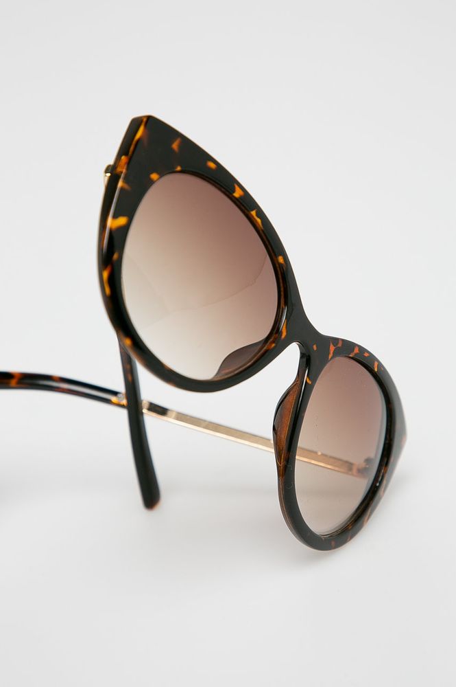 Marc Jacobs - Brązowe wąskie okulary przeciwsłoneczne 